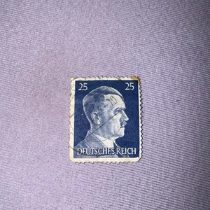 Briefmarke Deutsches Reich (25 Pfennig Adolf Hitler) gestempelt gut - Bild 1 von 3