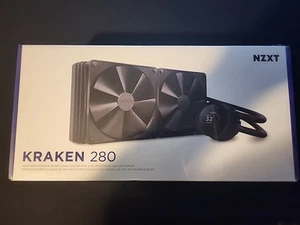 NZXT Kraken 280 AIO Liquid CPU Kühler 2x140mm schwarz - Bild 1 von 3