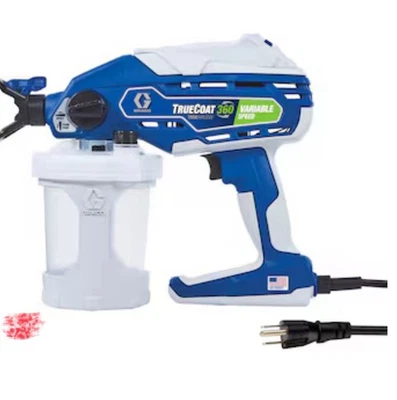 Pulverizador de pintura portátil sin aire Graco TrueCoat 360 velocidad variable 26D283-nuevo Foto 1 de 4