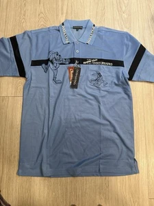 Japan Marke bestickt DogHunting Kragen Hemd Neu mit Etikett Herren Large - Bild 1 von 3