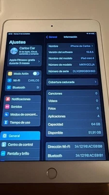 Appla Ipad mini 4 - Imagen 1 de 4
