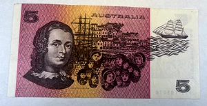 ND (1989-1990) Australia $5 Five Dollars, Sir Joseph Banks - Picture 1 of 2