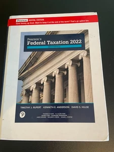 Pearsons Federal Taxation 2022 Individuals RENTAL EDITION - Paperback - GOOD - Picture 1 of 2