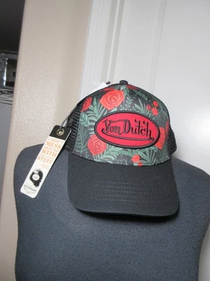 NUEVO VON DUTCH GORRA ROSA NEGRO y ROJO MULTI Foto 1 de 4