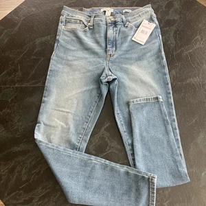 NWT Nine West Jeans Women’s Blue Perfect Skinny Size 6 High Rise - Picture 1 of 4