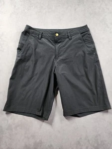 Lululemon Kahuna Herrenshorts 31" Taille schwarz mittelhoher Bund flache Vorderseite Leistung - Bild 1 von 9