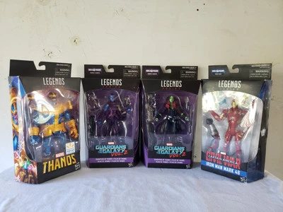 Marvel legends GOTG Vol 2 Nebula, Gamora, Thanos, Iron Man Mark 46 Lot - Image 1 of 4