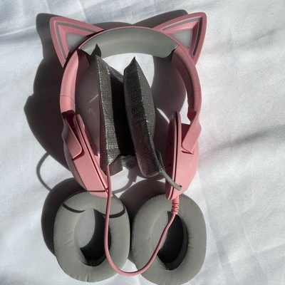 Razer Kraken Kitty V2 pink USB Headset with RGB Kitty Ears Quartz Edition - Image 1 of 4