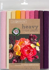 Papel crepé pesado Lia Griffith 10/paquete - jardín inglés - LG11032 - Imagen 1 de 2