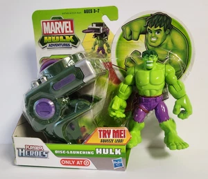 Marvel Disc Launching Hulk Actionfigur A4748 5" Marvel Hulk Adventures 2012 - Bild 1 von 7