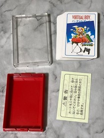 Nintendo Trump Playing Cards Virtual Boy VB Mario's Tennis Novelty Item