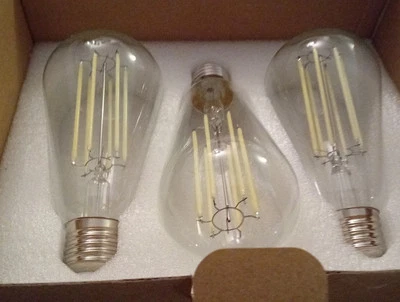 Pack Of 3 ST64 LED Bulbs - - Image 1 of 4