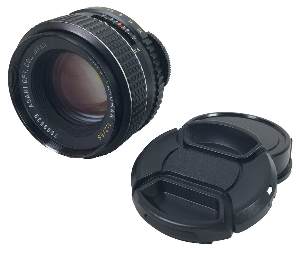 Asahi Pentax SMC Takumar 55mm f/2 M42 Mount Prime Lens - Super condition - Image 1 of 4