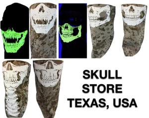 BROWN DIGITAL ACU DESERT CAMO Bandana Scarf Face SKULL Mask VELCRO®Brand CLOSE - Picture 1 of 47