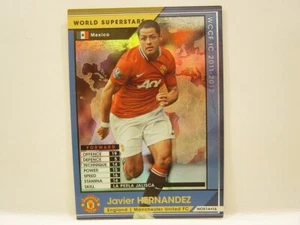Panini WCCF 2011-12 WOS Javier Hernandez 1988 Mexico　No.14 Man Utd FW World Star - Picture 1 of 6