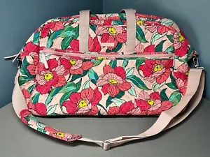 Vera Bradley Floral XL Duffle Overnight Travel Bag 20" x 14" x 8" - Picture 1 of 8