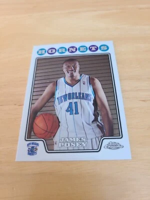 2008-09 Topps Chrome Basketball Refractor #81 James Posey Hornets $$$ - Image 1 of 2