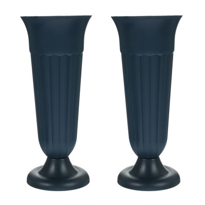 Tymar Vaso Funerario In Plastica Resistente Per Cimitero | Set Da 2 Pezzi | Diametro 11,9 Cm | Senza Fori E Impermeabile | Ideale Anche Per Terrazzi E Balconi - 3