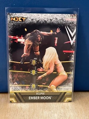 2017 Topps WWE Then Now Forever Finishers and Moves #F-38 Ember Moon wrestling - Image 1 of 2