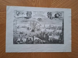 ANTIGUA FRANCIA FRANCESA ATLAS CURIEUX NICOLAS DE FER 1700 PORTADA GRABADO - Imagen 1 de 3