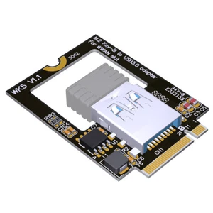 Laptop M.2 B Key to Wireless WiFi Network Card USB 3.0 SSD NGFF 3042 Converter - Picture 1 of 5