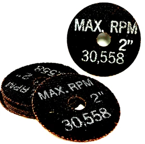 MUELAS DE CORTE 2"" X 0,035"" X 3/8 - FLEXOVIT F0110 - EE. UU. - 8 PIEZAS - Imagen 1 de 6