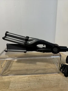 Hot Shot Tools Salon Deep Iron Ceramic Crimper Black/Gray Very Good Condition. - Picture 1 of 7