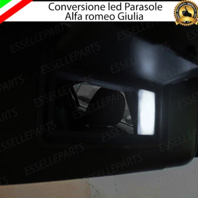 ALETTE PARASOLE A LED PER ALFA ROMEO GIULIA 6000K ALTA LUMINOSITA' - Immagine 1 di 2