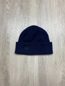 Fred Perry Herren Woll Strick Beanie Mütze - Bild 1 von 5