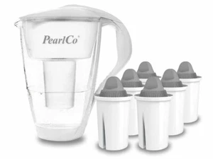 PearlCo Glas-Wasserfilter classic inkl. 6 Protect+ Filterkartuschen - Bild 1 von 11