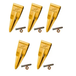 5PK 1U3302TL 168-1300  9W-8309 TEETH ,TOOTH WITH PIN RETAINER 9J2308 8E6259 J300 - Picture 1 of 6