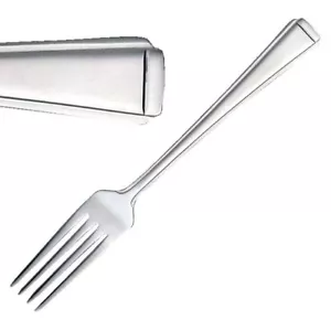 Horquilla de mesa Olympia Harley en plata hecha de acero inoxidable 18/0 - Imagen 1 de 2
