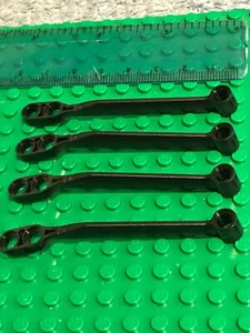 LEGO Technic 4 x Wishbone Suspension Arm / Liftarm Bracket Frame BLACK - Picture 1 of 3