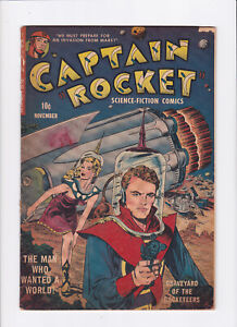 CAPTAIN ROCKET #1  [1951 GD+] "GRAVEYARD OF THE ROCKETEERS"