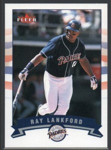 Ray Lankford 2002 Fleer Tiffany #37  197/200  San Diego Padres