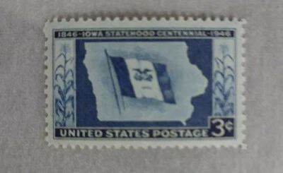 US Stamps SC# 942 Iowa Statehood Single Stamp MNH FREE SHIPPING! - Image 1 of 2