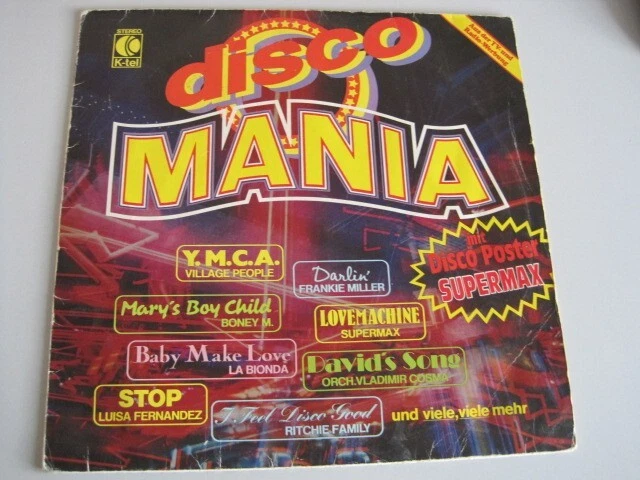Vinyl LP- Various - Disco Mania, K-Tel TG 1211, 1979, Zustand Vinyl G+ - Bild 1 von 4