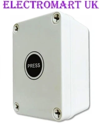ELECTROMART INTERRUTTORE LUCE ELETTRONICO TIME DELAY OUTDOOR PUSH IMPERMEABILE 16A