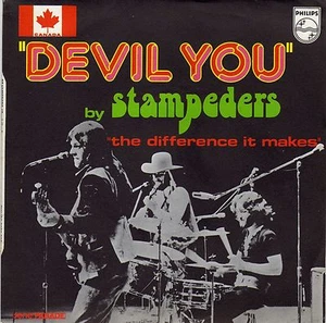 STAMPEDERS DEVIL YOU / THE DIFFERENCE IT MAKES FRENCH 45 PS 7" - Imagen 1 de 1