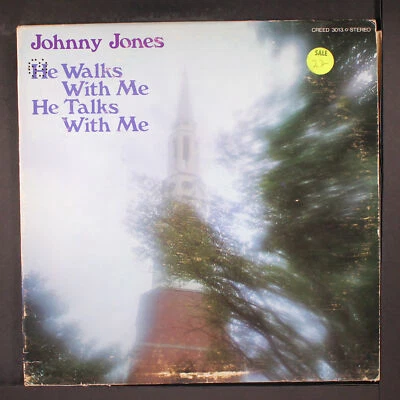 JOHNNY JONES: he walk with me he talks with me CREED 12" LP 33 RPM - Image 1 of 2