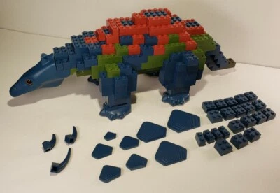 Mega Bloks Dinobloks Stegosaurus dinosaur building set 9712 Incomplete Vintage - Image 1 of 4