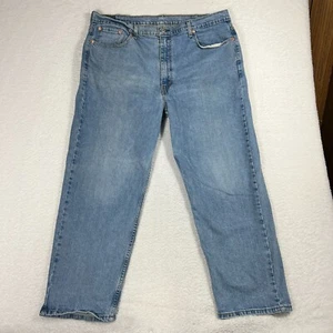 Jeans Levi's 550 uomo 34x32 (34,5x31) blu chiaro gamba dritta jeans 100% cotone - Foto 1 di 13