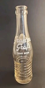Vtg Gran'pa Graf's Root beer Clear  Soda Bottle 7 oz Milwaukee WI - Picture 1 of 11