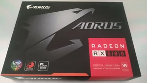 GIGABYTE AORUS RADEON RX 580 8GB GDDR5 *BOX ONLY NO GPU* - Picture 1 of 3
