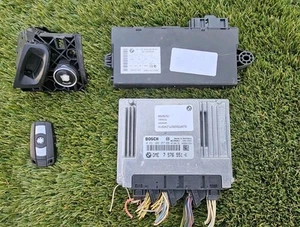 07-10 BMW X5 4.8L N62N V8  CONTROL MODULE KEY COMPUTER IGNITION PLUG N PLAY  - Bild 1 von 4