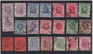 Estampillas de Hong Kong en una tarjeta de stock - Usadas - Imagen 1 de 1
