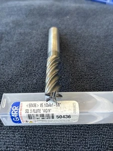 Garr Werkzeug 1/2”x 1-5-8”x 4” 5 Flöte Vierkant Hartmetall Schaftfräser AlCrN beschichtet (50436) - Bild 1 von 2