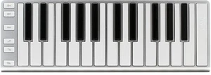 CME Xkey 25-key Mobile Keyboard Controller - Silver - Picture 1 of 1
