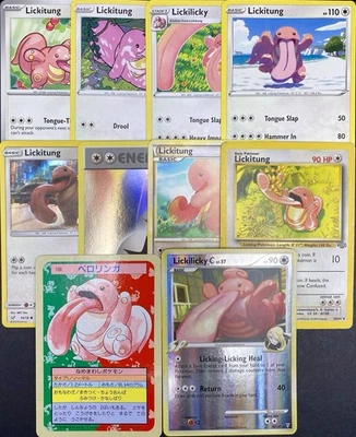 Lote de 10 cartas Pokémon Lickilicky LIckitung - Holo Raro XY De colección Topsun Juego de cartas coleccionables Foto 1 de 4