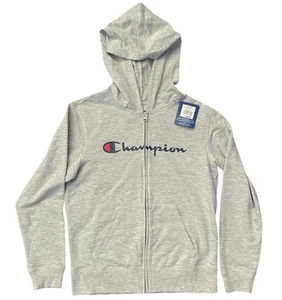 Champion Hoodie Youth Boys Large Zip Up Sweatshirt Yellow Pullover NWT $40 MSRP - Picture 1 of 5